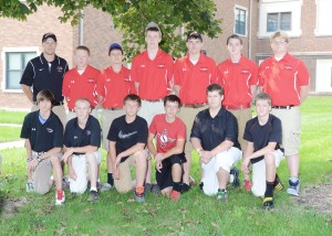 Photos by Phil Dickens/Dickens Studio Pictured is the Sullivan boys’ golf team: Front row, left to right– Cody Johnson, Tristan Hendrix, Andrew Freeman, Gavin Harlin, Luke Delong, and Tommy Schibur. Back row-Coach Ben Richter,Kenneth Farley, Sam Mulligan, Layne McMahon, Dylian Liddiard, Liam Bechtold, and Joey Davison. To purchase this photo visit www.dickensstudio.com.