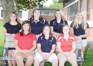 Photos by Phil Dickens/Dickens Studio Pictured is the Sullivan girls’ golf team: Front row, left to right– Dani Boyer, Emmalee Hortenstine, and Jessica Yantis. Back row: Kali Forsyth, Beretta Phelps, Ariel Heppe, and Alexis Matlock. To purchase this photo visit www.dickensstudio.com.