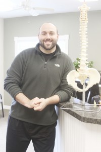 Photo by Keith Stewart Pictured is Dr. Quintin Murray, who has taken over the chiropractic office formerly Dr. Kellerman’s in Sullivan.