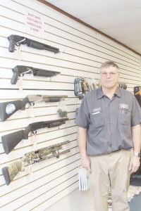 Photo by Keith Stewart Ralph Zancha of Lovington has officially opened his new firearms store, Zancha’s Guns and Ammo, which also sells top of the line metal detectors and knives.