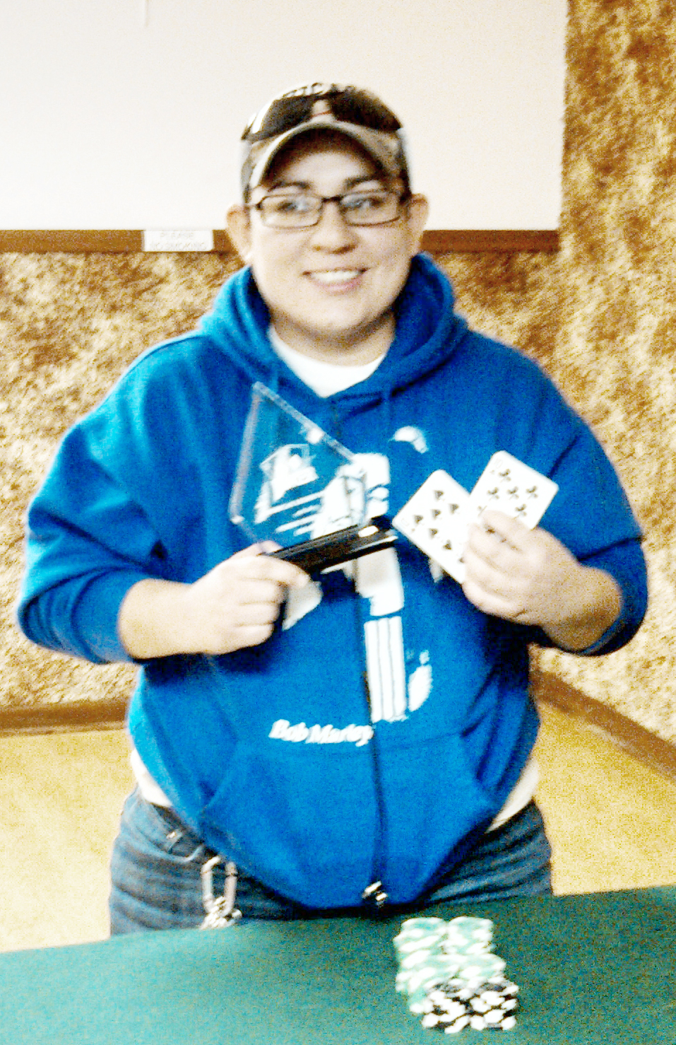 Submitted Tournament Winner The winner of the American Legion Post 507 Poker Tournament was Luke Dorsey of Mt. Zion.  Dorsey defeated a field of 25 other poker players.  The American Legion uses the tournaments to raise money for the Okaw Valley Academic Scholarships and. to date, has raised approximately $1,500.