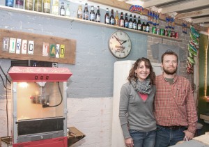 Photo by Keith Stewart Erin and Shane Weybright are the owners of the Hired Hand Winery & Saloon in downtown Bethany, which officially opened last November.