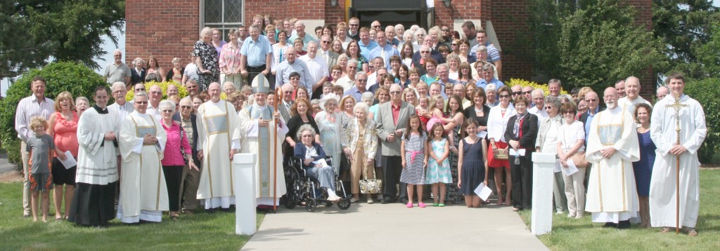 Submitted Pictured is a portion of those who attended the celebratory mass at St. Isidore May 25.