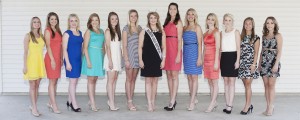 Photo by Doug Cottle Miss Mo-Do Contestants The Miss Moultrie-Douglas pageant will be held Tuesday, July 8 at 7 p.m. in Arthur. This year’s pageant contestants are, from left to right: Kiela Martin, Villa Grove; Maria Meyer, Tuscola; Dakota Conner, Atwood; Olivia Christy, Tuscola; Shelby Dash, Bethany; Alexandra Minott, Newman; 2013 Miss Mo-Do Christine Fortney, Arcola; Lauren Moses, Newman; Lauren Moss, Tuscola; Sarah Lemke, Tuscola; Ashton Doty, Bethany; Michelle VanCleave, Tuscola; Brittany Rader, Lovington. Not Pictured Savannah Moody, Sullivan; Emily Powell, Lovington.