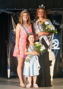 Photo by Keith Stewart Miss Mo-Do Royalty The 2014 Miss Moultrie-Douglas royalty are, from left to right: Jr. Miss Kayla Hodge of Arthur, Little Miss Brynlee Moore of Lovington, and Miss Moultrie-Douglas Maria Meyer of Tuscola.