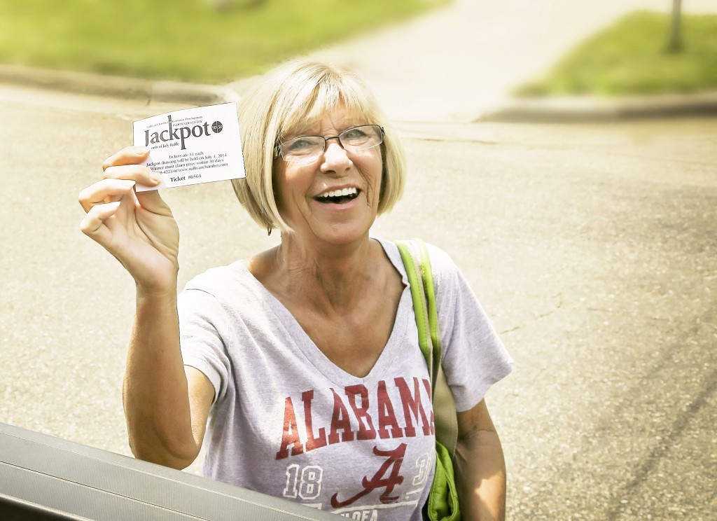 Photo by Casteel Imagery Jackpot Winner Edna Bailey was the winner of the Sullivan Fourth of July raffle, taking home $5,354.50.