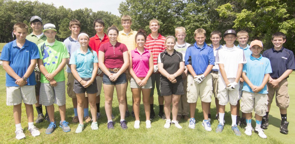 Photo by Keith Stewart Pictured, front row, left to right, are: Seth Bartimus, Connor Sheehan, Grace Harlin, Natalie Jeffers, Paige Harlin, Kali Forsyth, Trey Yarnell, Cameron Nickerson, and Austin Harshman. Back row: Ian Tiarks, Connor Cloyd, Drew Fruchtl, Devon Still, Logan Tipsword, Ethan Macklin, Tanner Coleman, Jay Orris, and Jared Bunfill.