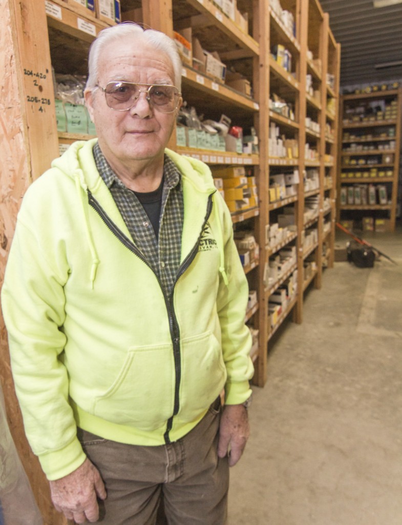 Photo by Keith Stewart Paul Craig, who recently turned 90, is still as active as ever and in his 37th year at Atchison Electric in Sullivan.
