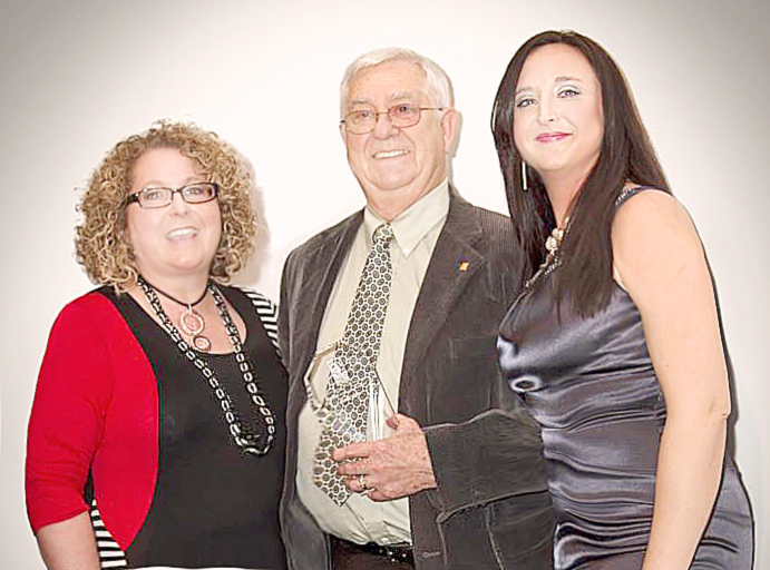 Submitted Lifetime Achievement Award The Sullivan Chamber & Economic Development awarded the Lifetime Achievement Award to Ron White at the annual dinner Saturday, January 24.