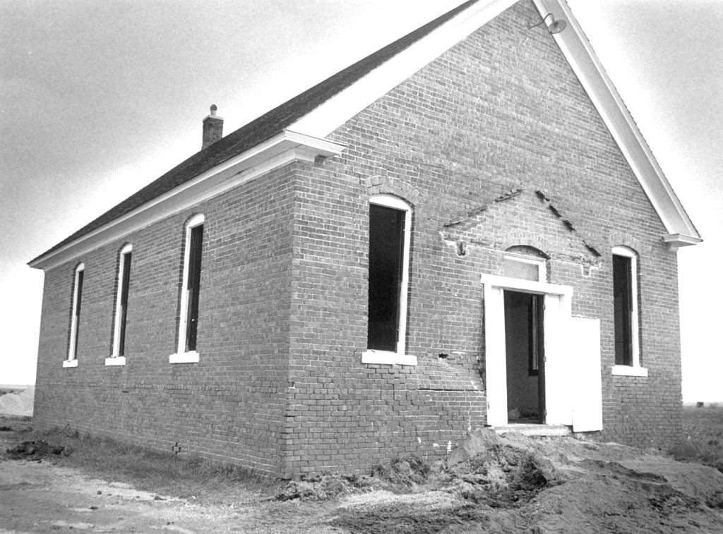 Moultrie Moment of the Week                                                    Pictured above is the old Jonathan Creek Township Hall before being torn down. The hall was built in 1909.  If you have any other information, please contact the Moultrie County Historical Society at 217-728-4085.