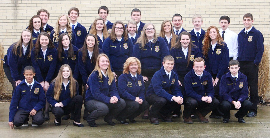 Submitted Pictured are members of the Okaw Valley FFA organization.