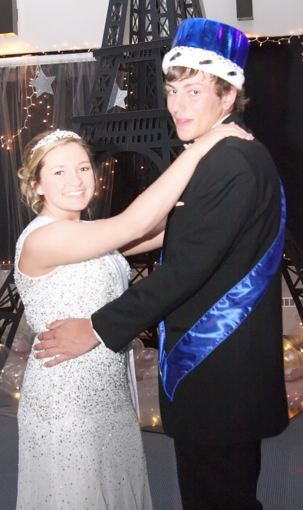 Photo by Jeni Yantis Okaw Valley 2015 Prom King & Queen The 2015 OVHS Prom King and Queen were crowned on Saturday May 2. Pictured are queen Abby Vander Burgh and king Devon Still.