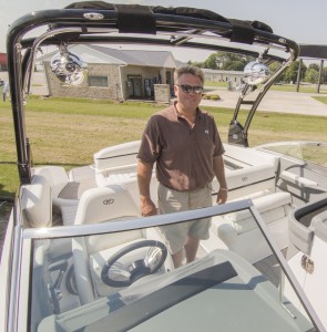 Photo by Keith Stewart Pictured is Jeff Gibbs, the owner of Clinton Marine who recently opened a location in Sullivan just in time for the busy boating season.