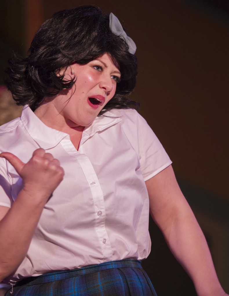 Photo by Keith Stewart Pictured is Sara Reinecke as Tracy Turnblad, the teenage girl who has aspirations to make it on to the Corny Collins Show.