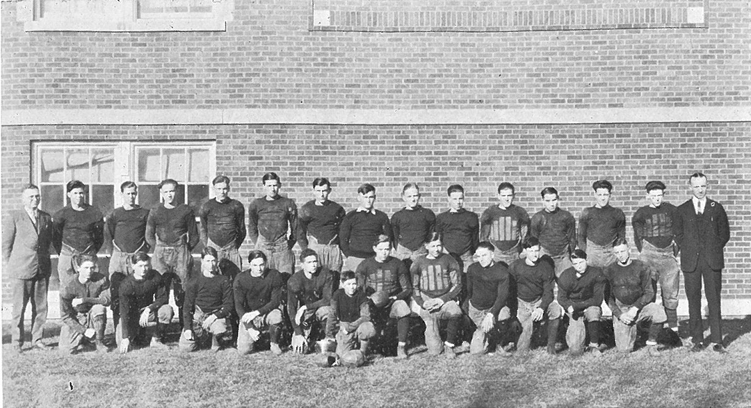 Moultrie Moment of the Week                                                    Pictured here is the 1927 SHS football personnel. Please submit photos to the News Progress for future consideration. Originals will be saved for return or forwarded to Moultrie County Historical Society. If you have any other information, please contact the Moultrie County Historical Society at 217-728- 4085.