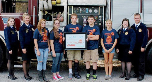 Photo Submitted Greenhand: Five ALAH Greenhand FFA members attended the U of I Greenhand Workshop. 