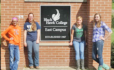 Photo Submitted ALAH FFA members attended the State Horse CDE September 19. Pictured left to right are: Andie Whitbeck, Katie Gingerich, Veronica Chambers, and Jordan Jent. 