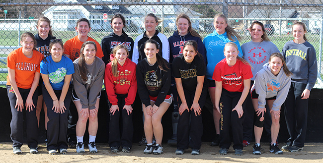 Photo by Darian Hays ALAH High School Softball Team back row left to right: Taylor Powell, Alyssa Herschberger, Janette Comstock, Morgan Mercer, Callie Schable, Bri Smith, Madi Corum, Reagan Miller; front row left to right: Marissa Herschberger, Macy Hollingsworth, Mycaela Miller, Logan Kauffman, Jazmine Arnett, Nisa Asghar, Shelby Frederick, Megan Osborne.