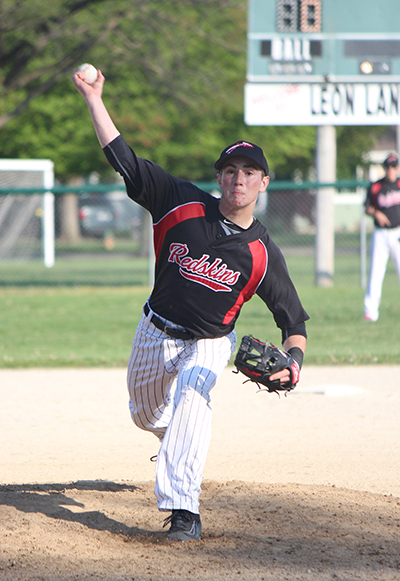 Photo by Darian Hays Sullivan pitcher Brett Tuttle returned to the mound following an injury. He allowed one earned run in five innings with Sullivan winning their 12th game.