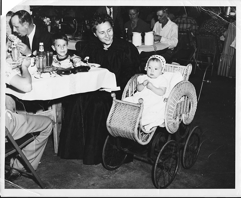 Pictured above is the Lovington Centennial in 1950. Pictured are Connie Bowers with John Bowers and her granddaughter Sharon Foley Kirkwood. Please submit photos to the News Progress for future consideration. Originals will be saved for return or forwarded to Moultrie County Historical Society. If you have any other information, please contact the Moultrie County Historical Society at 217-728- 4085.