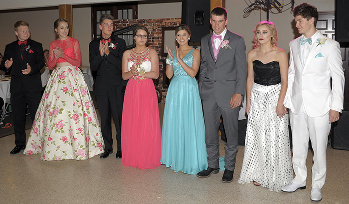 Photos courtesy Mark Jones Tin Type ALAH Prom Court ALAH Prom Court left to right: Cade Day, Makayla Brown, Braxton Eckart, Sydnie Hanscel, Kayla Hodge, Zach Hingson, Hannah Leal, and Ricky Wright. 