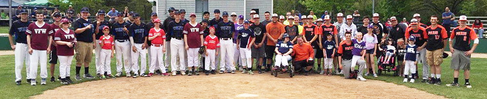 Photo furnished On Saturday, May 7 the Okaw Valley baseball team defeated Paris 6-3. What followed the game was the real victory. The baseball players from the Okaw Valley team stayed after the game to help with the Challenger League. The Challenger League is based out of Paris and gives special needs and disabled children a chance to learn baseball, this time with some extra help from experienced high school players. It was a great experience for the Timberwolves to volunteer, without even knowing this was happening after the game. 