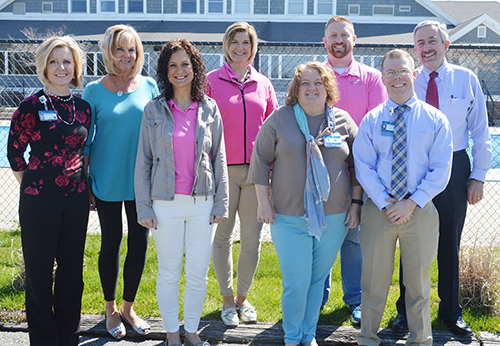 Photo Submitted Meet our 2016 SBL Golf Benefit committee members: (left to right) Kim Lockart, Patty Hedges, Becky Taylor, Debbie Boldig, Cindy Foster, Sam Adair, Chris Kessler and Larry Tojo.  Not present are Tim Kastl and Linda Neeley.