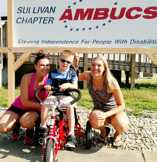 Photo by Denny Hutchings AmBucs Hold Golf Outing Several local golfers enjoyed the annual AmBucs outing at Sullivan Country Club Friday, June 24. Above AmBuc trike winners (from left) Kiley and Hunter Iffert and Katie Niemerg.