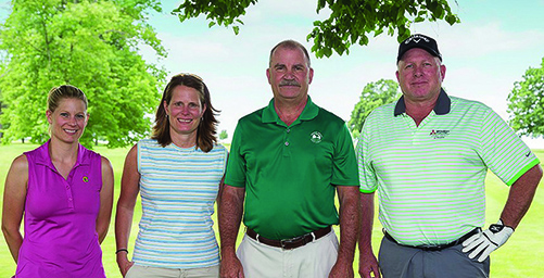 Photo furnished Chamber Holds Golf Outing The 2016 Sullivan Chamber & Economic Development Golf Outing Fundraiser was was held Friday, June 3 with 15 teams teeing off. Lunch from Das Clubhaus followed 18 holes of golf at the Sullivan Country Club. The winner of the outing was Transport Services Team made up of Jon England, Amanda Glazebrook, Jennifer Yoder and Gordie Wood. The winning team received $200 in Chamber Bucks and will have the honor of displaying the traveling trophy until the 2017 outing. 