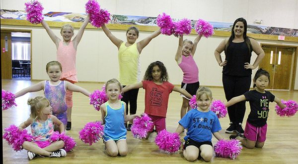 Photo furnished Dance Class: Top row (l to r) Khyli Kelly, Alivia Melvin, Ava Corley, Miss Melissa; miiddle row (l to r); Emily Tilton, Lillian Hood, Adalee Foster; front row Chloe Jensen, Avery Florey, Layla Corley.