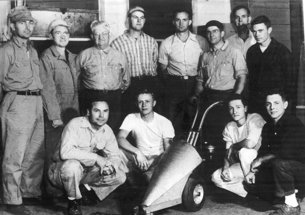 The George Garden Tool Company observed 70 years in history with an exhibition at the original factory site where Agri-Fab in Sullivan now stands. Pictured above are original George Garden Tool employees from 1946. George Garden Tools employed as many as 450 people before closing in the mid 1960s. Originals will be saved for return or forwarded to Moultrie County Historical Society. If you have any other information, please contact the Moultrie County Historical Society at 217-728- 4085.