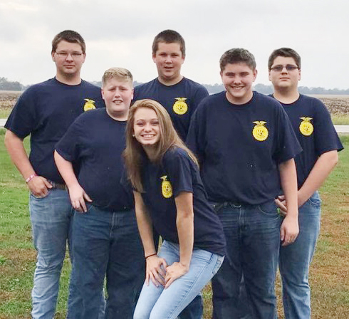 Photo furnished FFA Quiz Bowl Six members of the Windsor FFA chapter attended the Greenhand Quiz Bowl Contest hosted by the Sullivan FFA Chapter. The contest tested the members’ knowledge of FFA history, important figures, and terminology in agriculture. Overall, the team from Windsor placed fifth. Team members included Brandon Milligan, Mason Campbell, Colby Kidwell, Abe Welton, Matthew Wujick, and Hannah Morlen. 